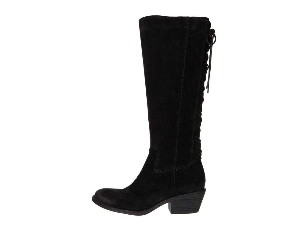SOFFT SHARNELL HEEL WATERPROOF BLACK OILED COW SUEDE 6 M (B)